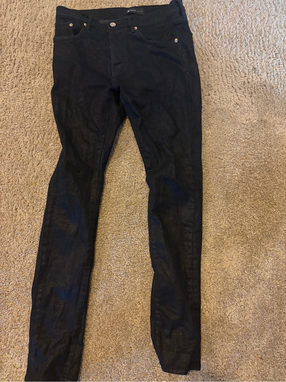 Slim Black Men's Jeans — Stretch Slim Fit